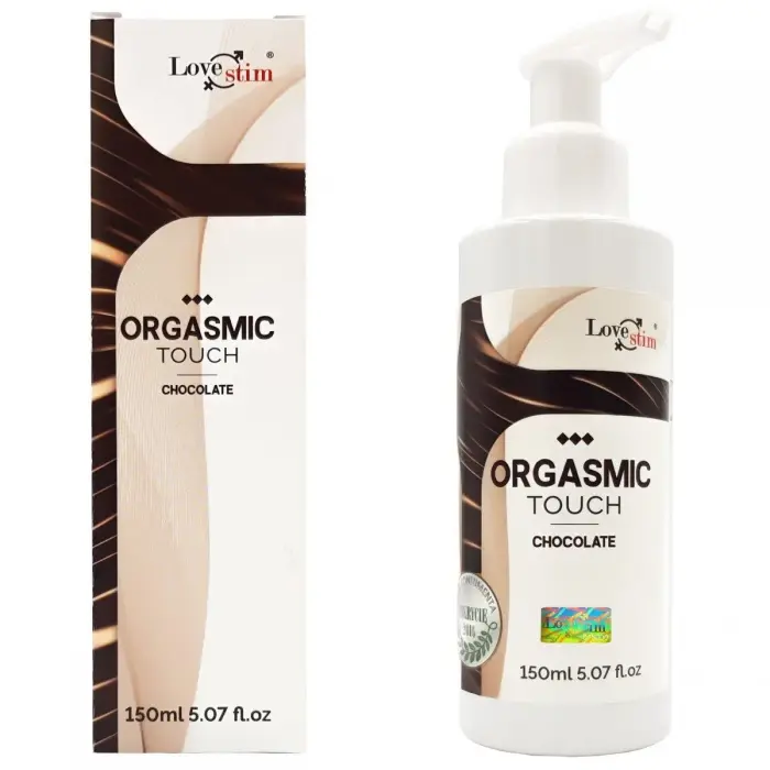 LoveStim Orgasmic Touch Erotiskās masāžas un lubrikanta gels – šokolādes – 150 ml