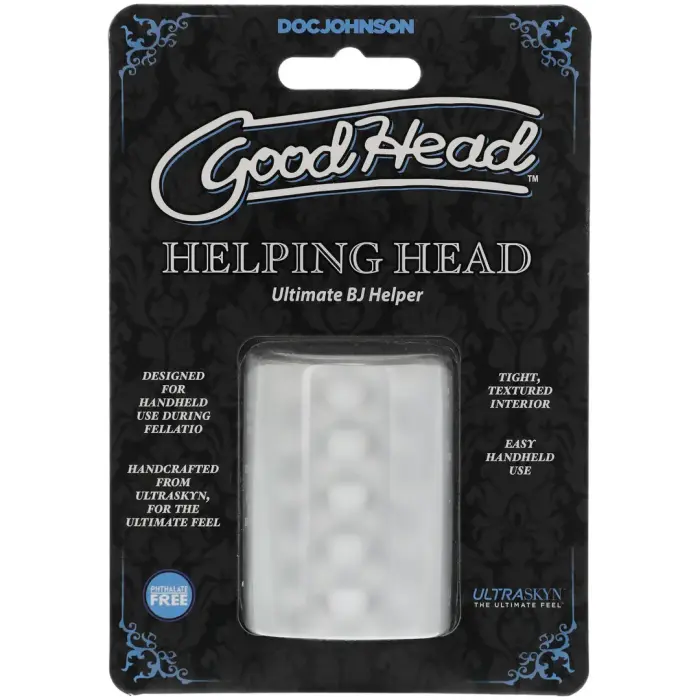 Doc Johnson Helping Head Masturbator Sleeve – Clear
