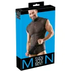 Svenjoyment Men's Striped Transparent Shirt – Black – 2XL — Photo 1