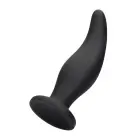 Изогнутая анальная пробка – 18 cm (7.1″) – Черная — Фото 7