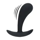 Vibrējošs silikona prostatas stimulējošs anālais spraudnis – M – 15 cm (5.9″) – Melns — Foto 2