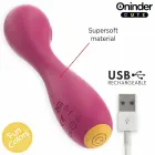 ONINDER CUTE Buddy programėle valdomas vibratorius – 12.5 cm (4.9″) – rožinis — Nuotrauka 4