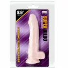 BAILE Super Realistic dildo ar piesūcekni – 22 cm (8.7″) – miesas krāsa — Foto 5