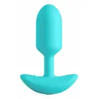INYA Pulse – rechargeable silicone anal plug – teal – 3 speeds 7 functions – waterproof – 11 cm — Photo 2