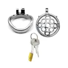 Fancy – stainless steel chastity device with urethral insert and belt — Photo 2