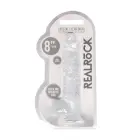 Realistlik dildo munandite ja iminapaga – 21 cm (8.3″) – Läbipaistev — Foto 1