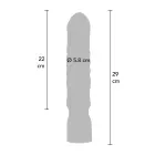 Big Boy PVC dildo – 29 cm (11.4″) – Miesas krāsa Foto 4