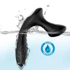 Storm melns vibrējošs teksturēts prostatas masieris – 15 cm (5.9″) — Foto 4