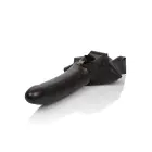 The Accommodator Latex Wearable Dildo – Black — Photo 3