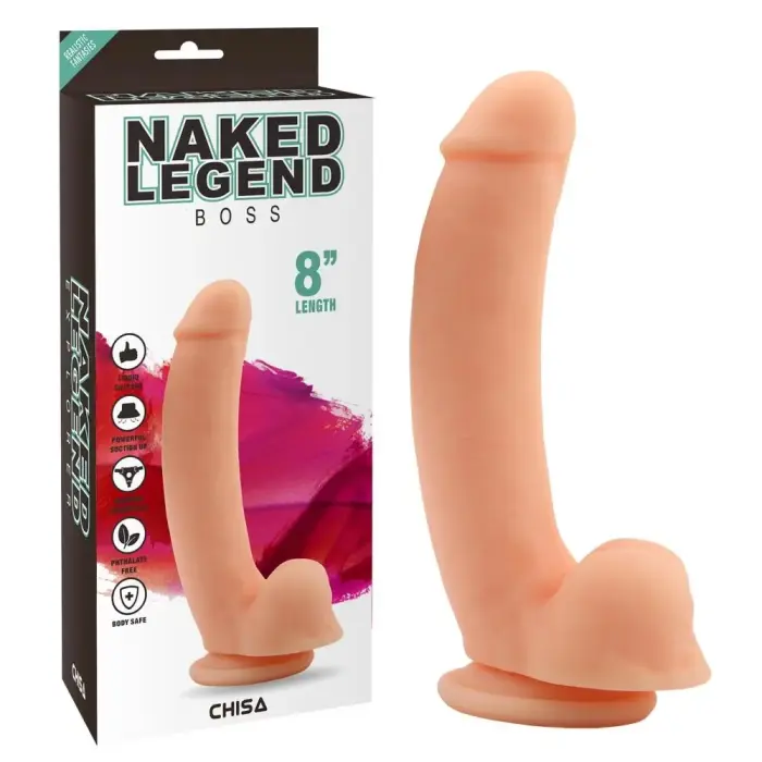 Boss - дилдо телесного цвета – 18 cm (7″)
