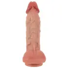 Realistixxx RealMan – dvigubo tankio silikoninis dildo su siurbtuku – 21,5 cm — Nuotrauka 3
