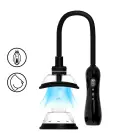 Shots – automatic intimate pump with rotating vibrating tongue – 2 cup sizes – black — Photo 1