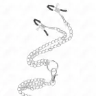 KINK – set of 3 chrome cock rings with chain and nipple clamps — Photo 4