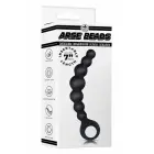 NMC 7 Inch Ribbed Silicone Beads – black – flexible graduated design – 17.8 cm — Photo 1