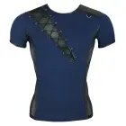 Men's Shirt with Lacing and D-Ring – Blue/Black – L — Photo 11