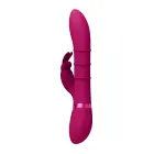 VIVE High Class G taško triušio vibratorius su žiedais – 24.2 cm (9.5″) – rožinis — Nuotrauka 3