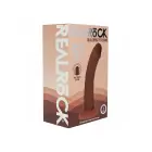 Vive REA215 – curved dual density silicone dildo with suction cup – brown – 15.5 cm — Photo 3