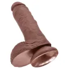 Pipedream King Cock reālistisks dildo ar piesūcekni – 21 cm (8″) – brūns — Foto 5