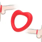 Sweetheart Cock Ring – Red — Photo 6