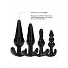 NO. 80 - 4-Piece Butt Plug Set - Black Foto 18