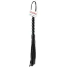 FFS Beaded Cat-o-Nine Tails intiimne piits 22cm must PU — Foto 1