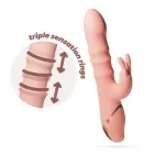 CRUSHIOUS RINGLORD triušio vibratorius – 18 cm — Nuotrauka 5