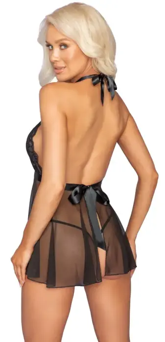 Babydoll melns S/M Foto 3