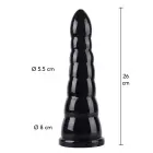 Extreme анальный конус – 26 cm (10.2″) – Черный — Фото 1