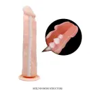 BAILE reālistisks dildo ar piesūcekni – 24 cm (9.4″) – miesas krāsa Foto 3