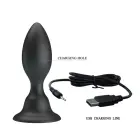 MR PLAY – Vibreeriv anaaltapp – 12 cm (4.7″) – Must — Foto 5