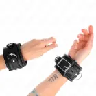 KINK тяжёлые фиксаторы для запястий с чёрной меховой подкладкой – регулируемые 20-30см — Фото 4
