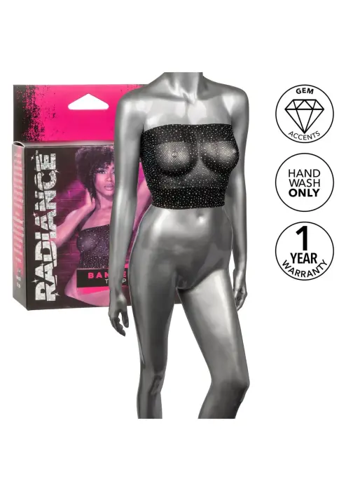 Radiance bandeau tipa tops – melns – One size Foto 4