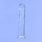 Addiction Crystal Addiction Intimate Machine dildo – 23 cm (9″) – läbipaistev — Foto 3