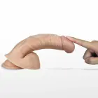 Real Extreme vibrējošs dildo – 21.5 cm (8.5″) – ādas krāsa — Foto 4