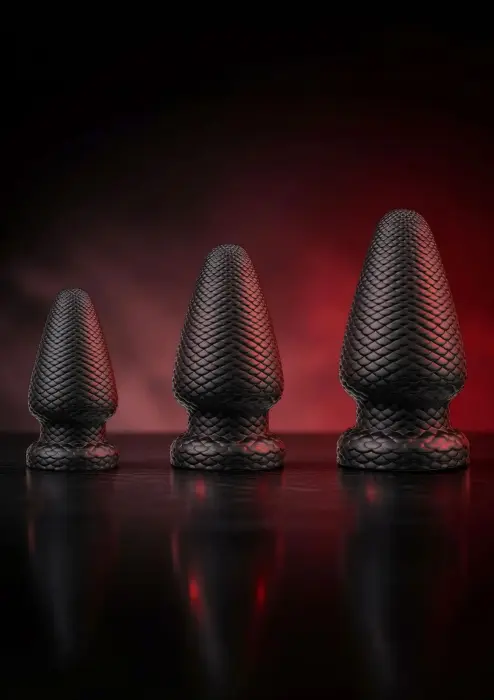 Giant Dragon Butt Plug PVC XXXL – 26 cm – Black