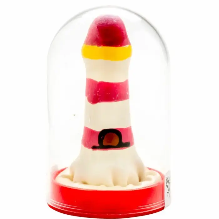 Condomerie Hand-Painted Decorative Condom – Lighthouse Motif – 1 pcs